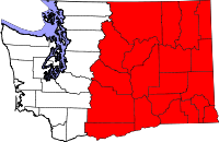 Eastern Washington Map